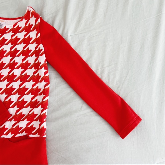 Orange Girls Dress w Pockets - Picture 6 of 7